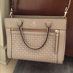 Kate spade taupe purse